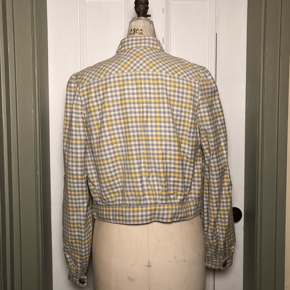Anthropologie Idra Gingham Plaid Jacket NWT - Picture 3 of 8
